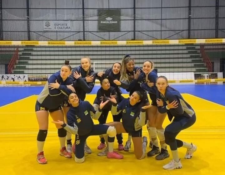  Varzealegrense Laiza Maria segue treinando firme pela seleção brasileira de vôlei.