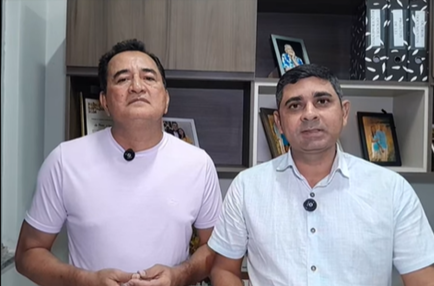  Vereadores gravam vídeo para chamar atenção sobre votação do projeto transporte universitário.